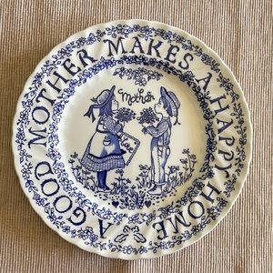 9 inch plate  Royal Crown Ford by Norma Sherman